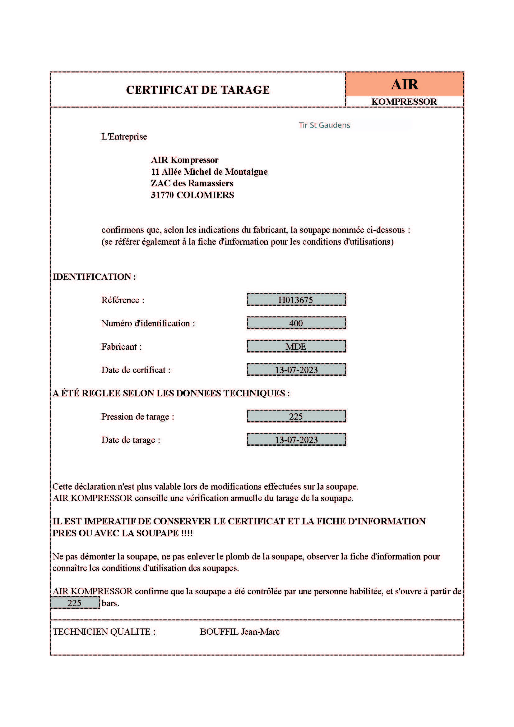 CertificatdetarageN400ClubTirStGaudens13072023.jpg